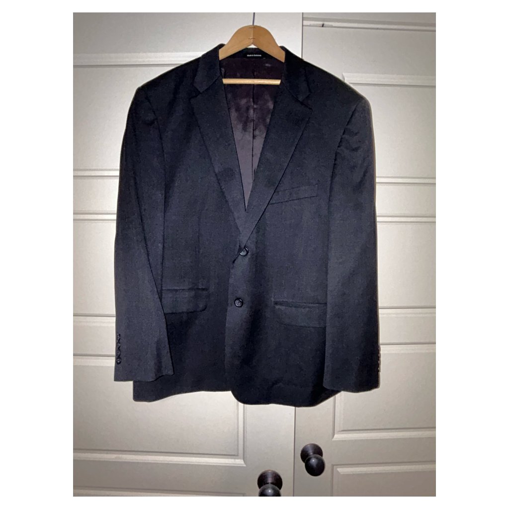 Pronto Uomo Platinum Mens Black Suit